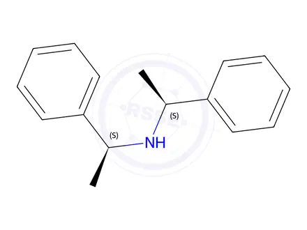 Chemical structure of Benzenemethanamine, alpha-methyl-N-((1S)-1-phenylethyl)-, (alphaS)-