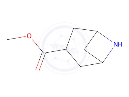 Chemical structure of 6-Azabicyclo[3.1.1]heptane-3-carboxylic acid, methyl ester