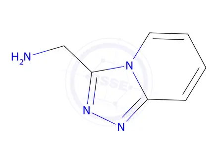 Chemical structure of 1-{[1,2,4]triazolo[4,3-a]pyridin-3-yl}methanamine