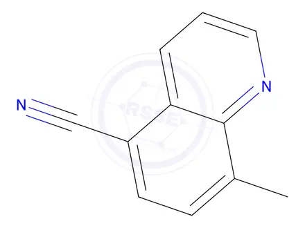 Chemical structure of 8-Methylquinoline-5-carbonitrile