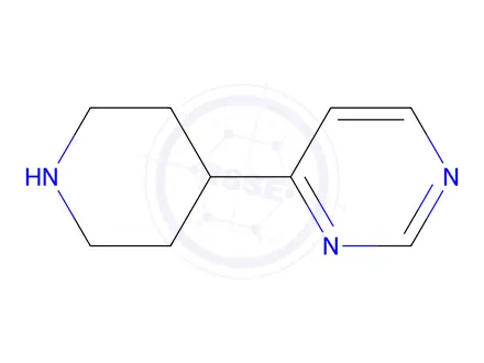Chemical structure of 4-(piperidin-4-yl)pyrimidine