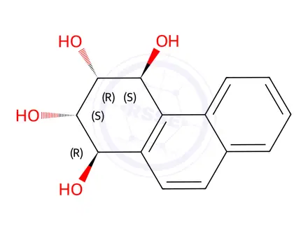 Chemical structure of (1R,2S,3R,4S)-1,2,3,4-Tetrahydro-1,2,3,4-phenanthrenetetrol
