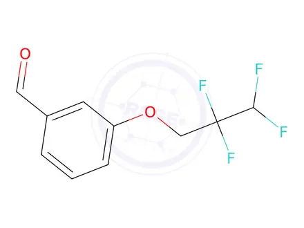 Chemical structure of 3-(2,2,3,3-tetrafluoropropoxy)benzaldehyde