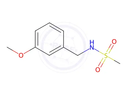 Chemical structure of N-[(3-Methoxyphenyl)methyl]methanesulfonamide