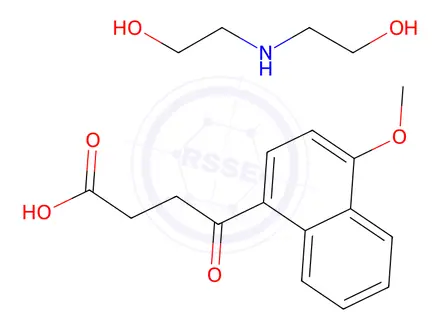 Chemical structure of Menbutone Diethanolamine Salt