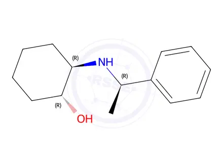 Chemical structure of (1R,2R)-2-((R)-1-phenylethylamino)cyclohexanol