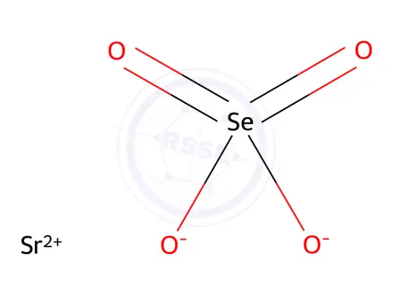 Chemical structure of strontium selenate