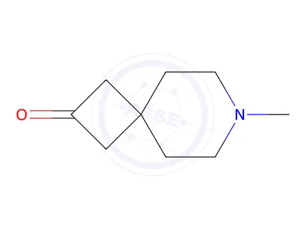 Chemical structure of 7-methyl-7-azaspiro[3.5]nonan-2-one