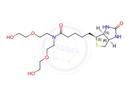 Chemical structure of N-(Biotin)-N-bis(PEG1-alcohol)