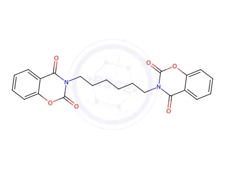 Chemical structure of 3,3'-(hexane-1,6-diyl)bis(2H-benzo[e][1,3]oxazine-2,4(3H)-dione)