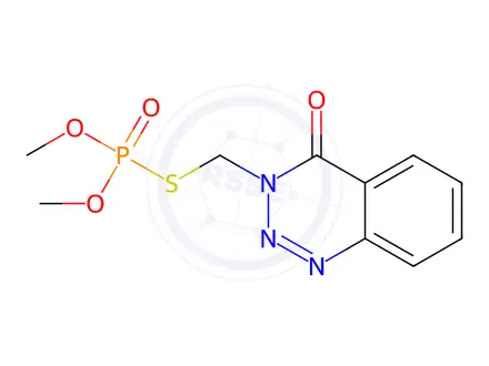 Chemical structure of Azinphos-methyl oxon