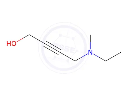 Chemical structure of 2-Butyn-1-ol,4-(ethylmethylamino)-(9CI)