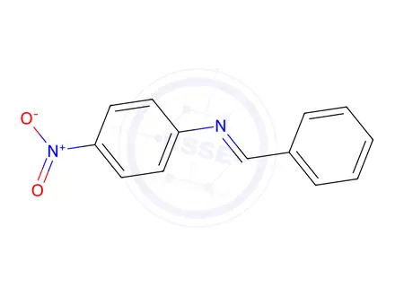 Chemical structure of N-Benzylidene-p-nitroaniline