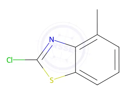 Chemical structure of 2-Chloro-4-methyl-benzothiazole