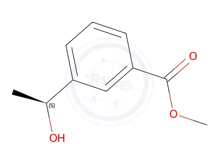 Chemical structure of (S)-Methyl 3-(1-hydroxyethyl)benzoate