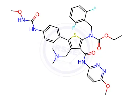 Chemical structure of Relugolix Impurity 218