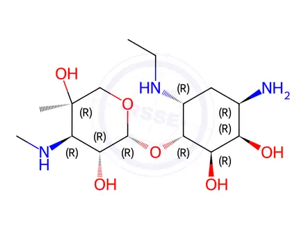 Chemical structure of Netilmicin EP Impurity B Sulfate