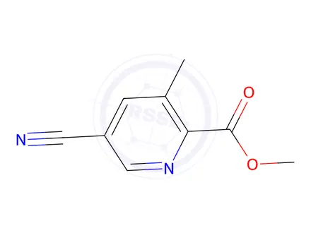 Chemical structure of Methyl 5-cyano-3-methylpicolinate