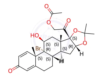 Chemical structure of Triamcinolone Acetonide Impurity 28