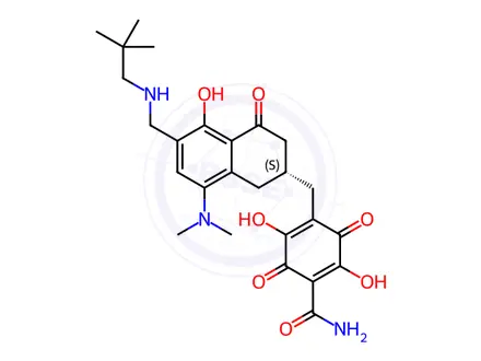 Chemical structure of Dihydronaphthol Omacycline