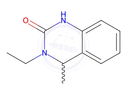 Chemical structure of 1,2,3,4-Tetrahydro-3-ethyl-4-methylquinazolin-2-one