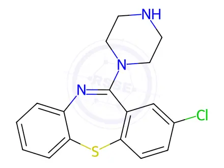 Chemical structure of Clothiapine Impurity 9