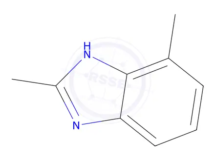 Chemical structure of 1H-Benzimidazole,2,4-dimethyl-(9CI)