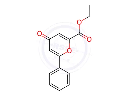 Chemical structure of ethyl 6-phenylcomanoate