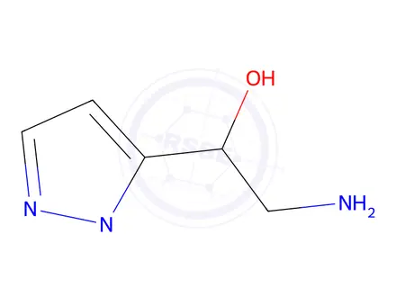Chemical structure of 2-Amino-1-(1-methyl-1h-pyrazol-5-yl)ethan-1-ol