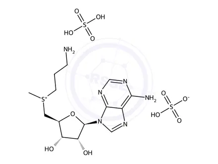 Chemical structure of Ademetionine 1,4-Butanedisulfonate Impurity 12 Sulfate