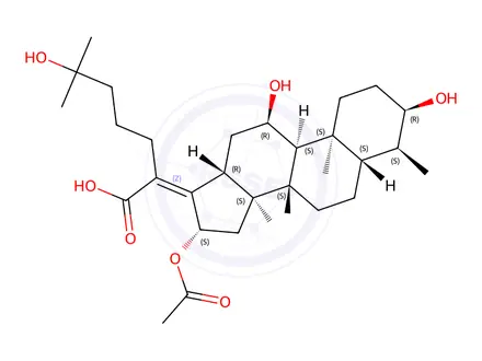 Chemical structure of Fusidic acid /Sodium Fusidate Impurity 27