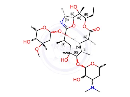 Chemical structure of Azithromycin Impurity R