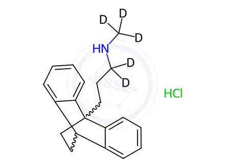 Chemical structure of Maprotiline Hydrochloride-[D5]