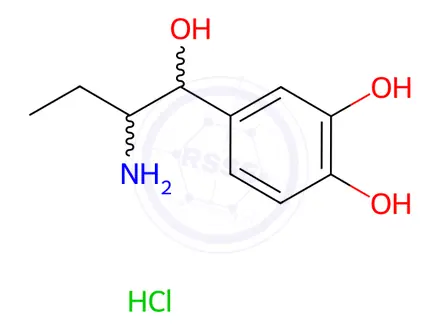 Chemical structure of Norepinephrine Impurity 5 HCl
