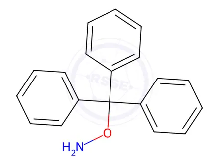 Chemical structure of O-Tritylhydroxylamine