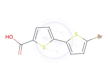 Chemical structure of 5-(5-Bromothiophen-2-yl)thiophene-2-carboxylic Acid