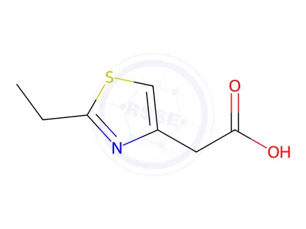 Chemical structure of 2-(2-Ethyl-1,3-thiazol-4-yl)acetic acid