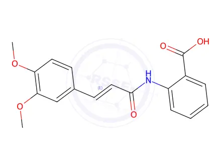 Chemical structure of Tranilast