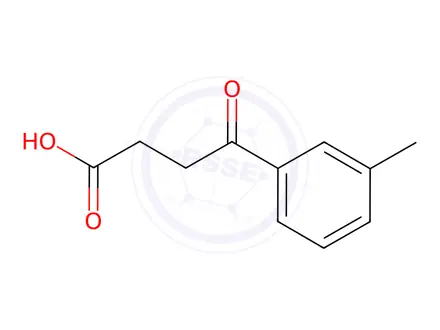 Chemical structure of 4-(3-methylphenyl)-4-oxobutanoic acid
