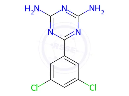 Chemical structure of Irsogladine Impurity 28