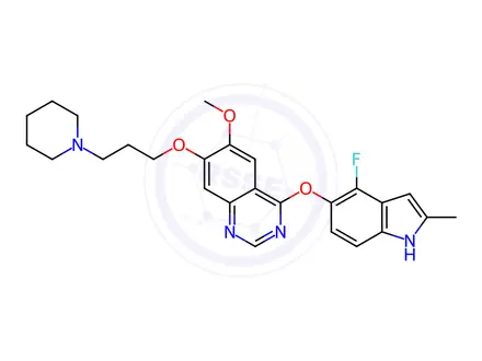 Chemical structure of Cediranib Impurity 17