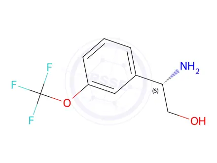 Chemical structure of (s)-2-Amino-2-(3-(trifluoromethoxy)phenyl)ethan-1-ol