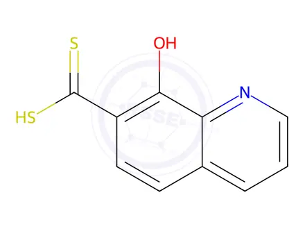 Chemical structure of 7-Quinolinecarbodithioicacid,8-hydroxy-(8CI,9CI)