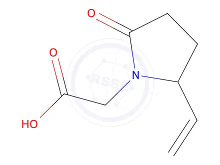 Chemical structure of N-Carboxymethyl Vinylpyrrolidinone
