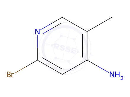 Chemical structure of 2-Bromo-5-methylpyridin-4-amine (BSC)