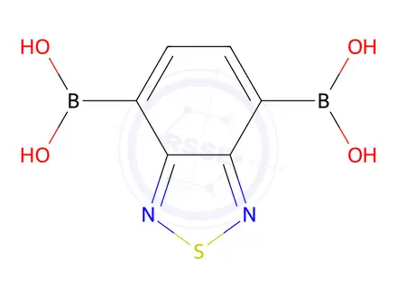 Chemical structure of 2,1,3-Benzothiadiazole-4,7-diboronic acid