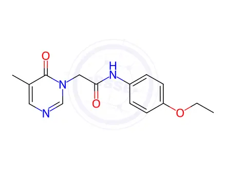Chemical structure of N-(4-Ethoxyphenyl)-2-(5-methyl-6-oxopyrimidin-1(6H)-yl)acetamide