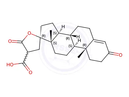 Chemical structure of Spironolactone Impurity 48