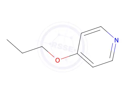 Chemical structure of 4-Propoxypyridine