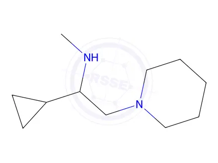 Chemical structure of (1-Cyclopropyl-2-piperidin-1-ylethyl)methylamine